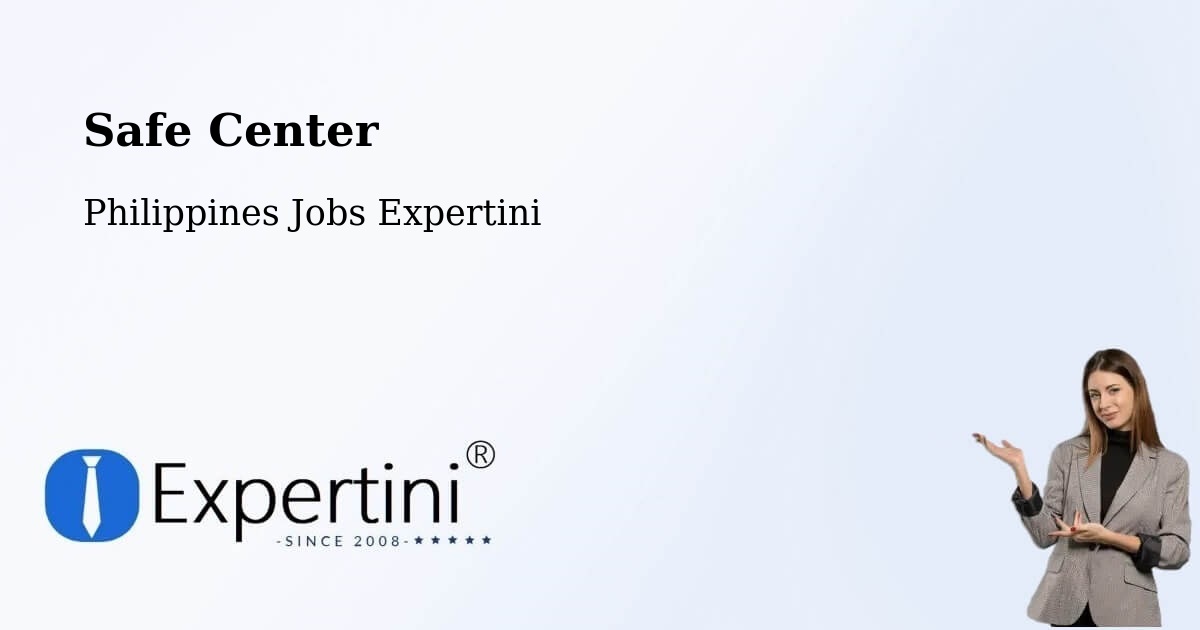 Safety Center – Banog Sur - Philippines Jobs Expertini